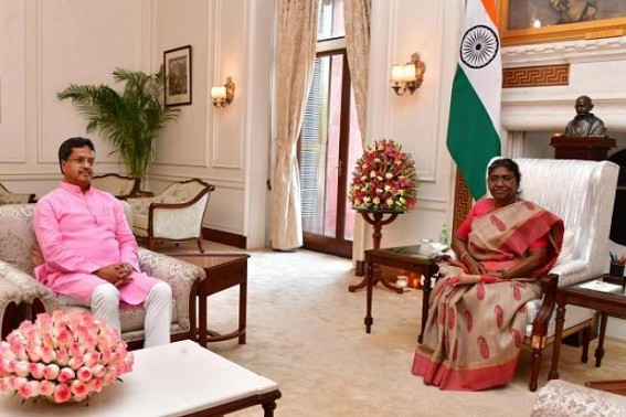Tripura CM meets President of India, other Union Ministers Tripura CM meets President of India, other Union Ministers